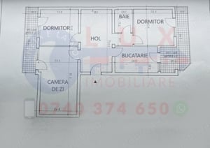 ID 3566 Apartament 3 camere transformat in 4 camere-Str VICTORIEI - imagine 17