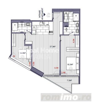 Apartament 3 camere | Aviatiei Metrou Aurel Vlaicu Promenada Mall | Terasa 7mp - imagine 16