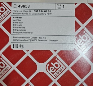 Set filtre aer motor si habitalclu Mercedes Benz S205/W205/X253 NOI, nefolosite! - imagine 2