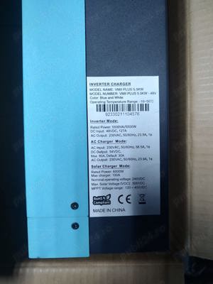 Invertor hibrid 5,5kw - imagine 2