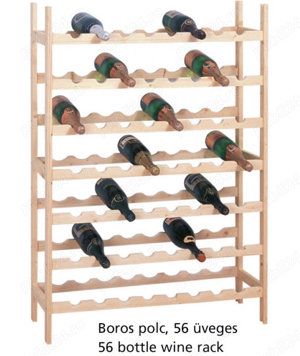 Raft vin   bor polc   wine bottle rack 56 sticle   56 uveg   56 bottle