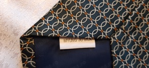 Cravata René Chagal, matase Myung-ju, model geometric - imagine 4