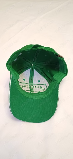 Sapca Sporting Lisabona, ajustabila cu catarama de metal - imagine 3