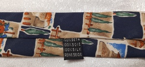 Cravata Cellini, matase, model curse de cai - imagine 4