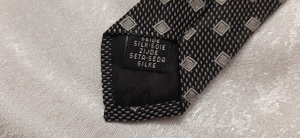 Cravata Broeckmans, matase, model geometric - imagine 4