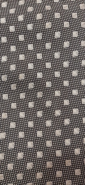 Cravata Broeckmans, matase, model geometric - imagine 2