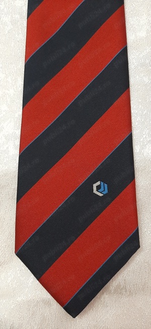 Cravata Rogers & Hamilton, matase, model dungi - imagine 2