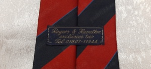 Cravata Rogers & Hamilton, matase, model dungi - imagine 3