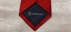 Cravata Giovanni Galli, matase, model geometric - imagine 3