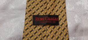 Cravata René Chagal, matase Myung-ju, model geometric - imagine 3