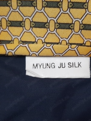 Cravata René Chagal, matase Myung-ju, model geometric - imagine 4