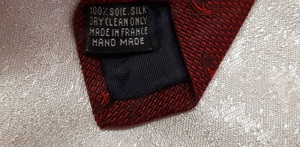 Cravata MAAF, matase, model delfini - imagine 4