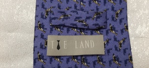 Cravata Tie Land, matase, model balene - imagine 3