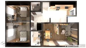 Apartament LUX,  3 camere  decomandat, 65 mp, garaj, Gheorghe Dima - imagine 16