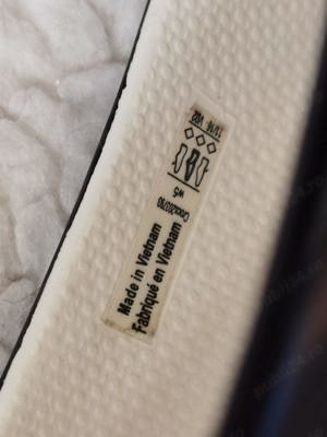 Balerini fete Crocs Lina Flat Leopard White Black pantofi fetite - imagine 8