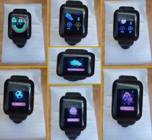 SmartWatch model B19 -Unisex   negru -functii tip bratara fitness -UK - imagine 2