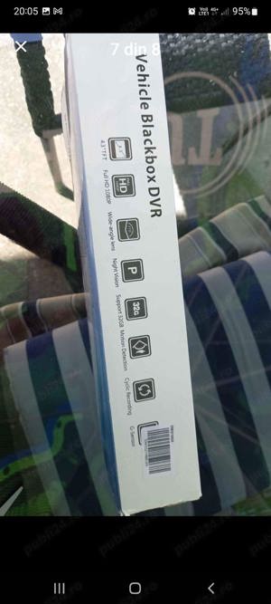 Oglindă auto  HD cu 2 camere video fața și spate 64 g - imagine 5