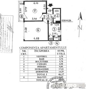 Apartament cu 2 camere 49,77 mp - Bd. Cantemir - Unirii - imagine 10