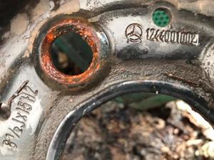 4 jante tabla originale Mercedes - imagine 3