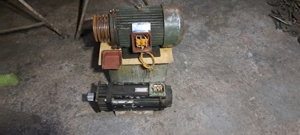 motor electric 380v,  - 4kw ,- 960 rot   minut, in perfectă stare de funcționare, - generator  - imagine 5