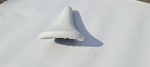 Sa din piele alba pentru cursiera,semicursiera Made in ITALY - imagine 3