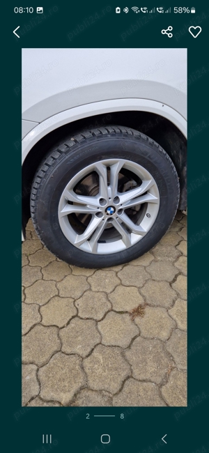 Jante aliaj 18 anvelope 225/60/R18 pt BMW X3 - imagine 5