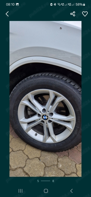 Jante aliaj 18 anvelope 225/60/R18 pt BMW X3 - imagine 2