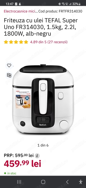 Friteuza cu ulei Tefal - imagine 2