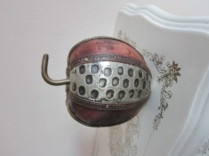 cadou rar  Mar sculptura lemn metal bronz Mid-Century Modern handmade - imagine 4