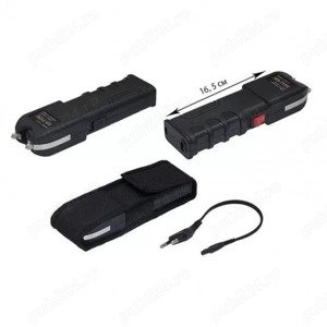 Electrosoc pentru autoaparare cu lanterna ,nou - imagine 2