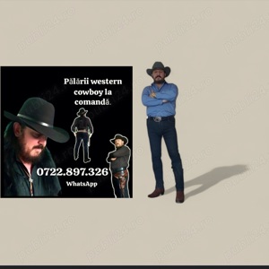 Pălării western cowboy - imagine 2
