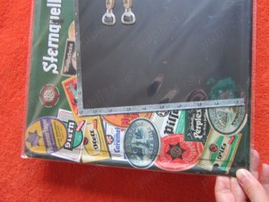 cadou rar Tabla pt scris cu creta Bere Pilsner Reclama Metalica 3D +2 magneti Germany sigilata - imagine 6