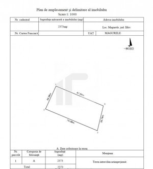 Teren suprafata 2373mp, Magurele, Ilfov ! - imagine 2