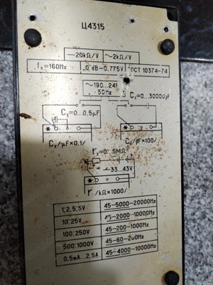 Multimetru analogic rusesc Z4315  - imagine 5