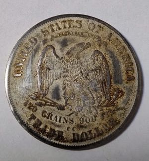 Moneda SUA 1 dolar 1873 si 1 dolar 1876 - replici