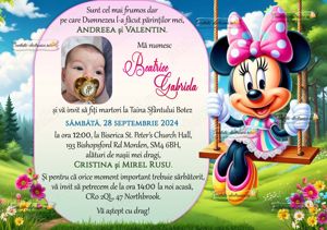 Invitatii electronice la botez - imagine 5