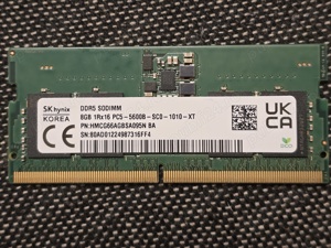 Memorii RAM Laptop SK Hynix Dual Kit DDR5 Sodimm 16GB (8+8) 5600 MHz - imagine 2