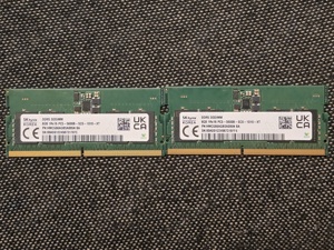 Memorii RAM Laptop SK Hynix Dual Kit DDR5 SODIMM 16GB (8+8) 5600 MHz