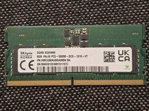 Memorii RAM Laptop SK Hynix Dual Kit DDR5 Sodimm 16GB (8+8) 5600 MHz - imagine 3