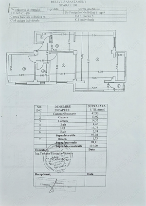 Apartament 3 camere, - imagine 9