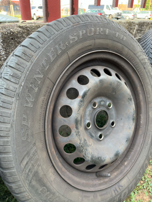 Set Roti Iarna Jante + Anvelope Dunlop Germany Hankook 195 65 R 15 91T - imagine 8