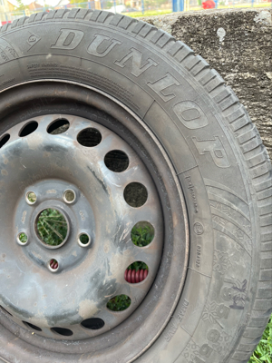 Set Roti Iarna Jante + Anvelope Dunlop Germany Hankook 195 65 R 15 91T - imagine 5