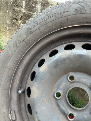 Set Roti Iarna Jante + Anvelope Dunlop Germany Hankook 195 65 R 15 91T - imagine 4