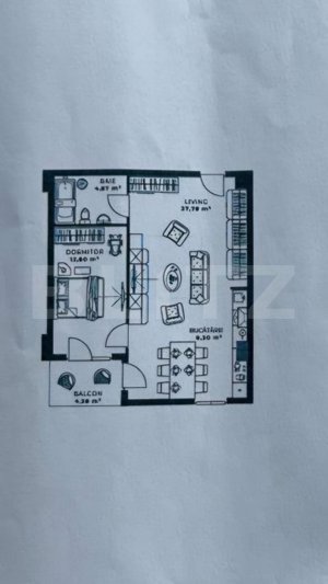 Apartament 2 camere, 53 mp, etaj intermediar, Zona Gheorgheni  - imagine 6