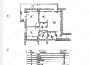 Apartament 3 camere de vanzare Metalurgiei - Postalionului - imagine 12