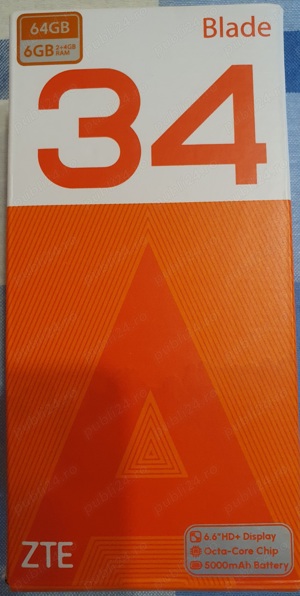 Smartphone ZTE Blade A34 black - imagine 2