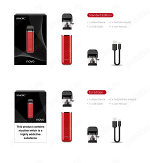 Tigara electrica Slim & Arome Tari Smok Novo - imagine 3