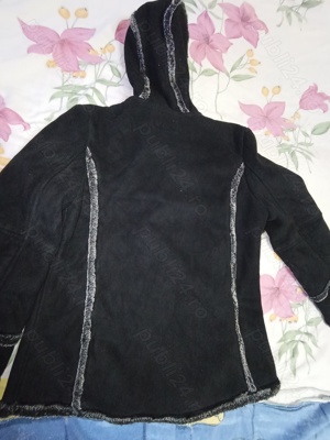 Cojoc  Haina blana Next UK negru-gri, mas. M-L (40-42) - imagine 3