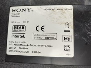 tcon lg v17-43 49uhd-sony 6970c-0726A de pe tv Sony kd-43xe7005 - imagine 3