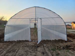 Oferim solarii gradina profesionale teava zincata folie 180 microni 3 ani garantie laterale aerisire